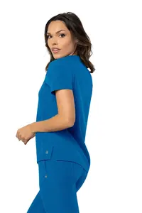 Traje Deportivo Hospitalario Personalizable para Mujer, Antienvejecimiento, de Tela Twill de Poliéster y Elastano, con Fusión Sin Costuras, Impresión por Sublimación, OEM - Product Image 2