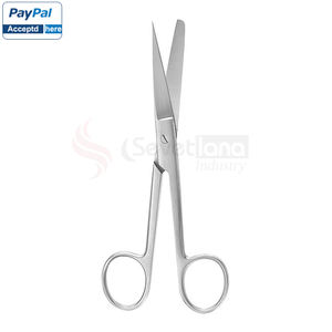 กรรไกรผ่าตัดปลายทื่อ/ทู่13ซม. ทำจากสแตนเลสใช้ในอุตสาหกรรมของ Sevetlana - Product Image 5