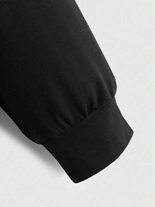 Sudadera con capucha de manga larga de calidad premium, conjunto de moda de otoño 2025, sudadera sólida de gran tamaño con bolsillos. - Product Image 2