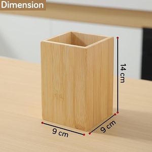 Porta Cucharas de Madera de Primera Calidad para la Organización de Utensilios en la Encimera de la Cocina, Porta Cucharas de Madera Duradero para Guardar - Product Image 2