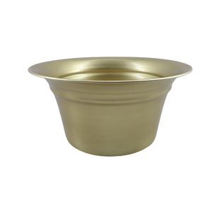 Pot de jardinière décoratif en forme de rond en métal de salon pour la décoration intérieure et extérieure - Product Image 3