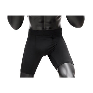 Short de compression pour homme Short de base noir pour homme Short d'entraînement ajusté avec tissu à séchage rapide - Product Image 2