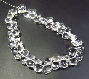 ลูกปัดหัวใจอัญมณีธรรมชาติเรียบคริสตัลขนาด8นิ้ว6-7มม. สำหรับการทำเครื่องประดับ - Product Image 1