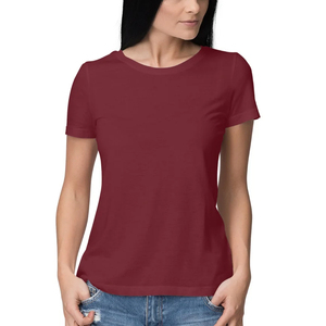 Camiseta Urbana Personalizada de Alta Calidad para Mujer, 100% Algodón Ecológico, Apliques, Colores Personalizados, Exportación - Product Image 5