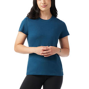 เสื้อยืดคอโบว์ทรงเข้ารูป ยูนิเซ็กซ์ ผ้าฝ้ายแท้ 100% สีพื้น คอกลม แขนสั้น สไตล์ลำลอง สำหรับฤดูร้อน ไซส์พลัส - Product Image 1