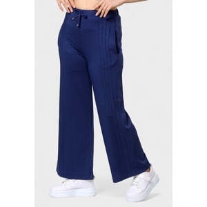 กางเกงขายาวทรงหลวมสีน้ำเงินกรมท่า รุ่น Basic Collection เอวยางยืดพร้อมเชือกผูก เน้นความสบายและทันสมัย - Product Image 5