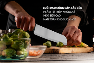 Super Durable Sunhouse KS-KN147CK Metal Multi-Purpose Kitchen <b>Knife</b> Hot Sale Essential Tool for Culinary Enthusiasts - Product Image 6