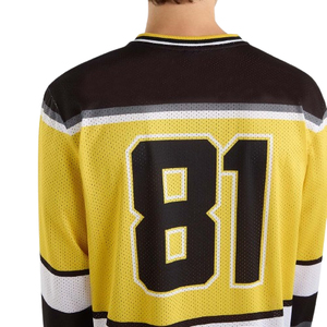 Maillot de hockey sur glace personnalisé de haute qualité, respirant, 100% polyester, vente en gros, design tendance, créez votre propre logo, séchage rapide, antibactérien - Product Image 5
