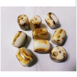 Collar de cuentas de resina de bola Linda hecha a mano Multi colores ocasión de fiesta a granel al por mayor de La India - Product Image 1