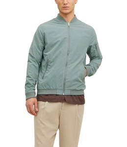 เสื้อแจ็คเก็ตนักบินลำลองแบบสปอร์ตสำหรับผู้ชาย ปี 2026 ขายส่งแบบ OEM คอตั้ง ปักโลโก้ด้านหน้า เหมาะสำหรับฤดูหนาว - Product Image 1