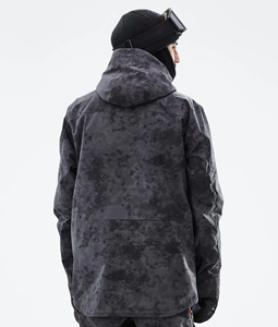 Combinaison de ski unisexe personnalisable, imperméable, avec fermeture éclair, respirante, veste à capuche pour snowboard, ensemble pantalon cargo - Product Image 4