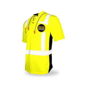 Durable & Lightweight Safety Workwear <b>Shirt</b> High Visibility Workwear Running Gear Safety Vest With Logo - Product Image 6