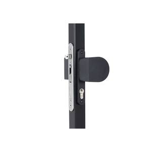 ชุดของด้ามจับที่มีมุมโค้งมน, อลูมิเนียมที่มีการ3006HOLD-PAD ฟังก์ชันคงที่และหมุน, RAL 9005 - Product Image 1