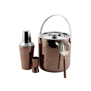 Outils de qualité supérieure seau à glace Cocktail Shaker Jigger vin ensemble barman Kit Bar accessoires acier inoxydable - Product Image 1