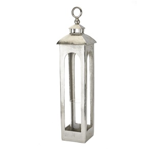 Lanternes de bougie de Table en métal noir bougeoir suspendu en verre pour la décoration de Festival d'intérieur lanterne en métal de conception classique - Product Image 4