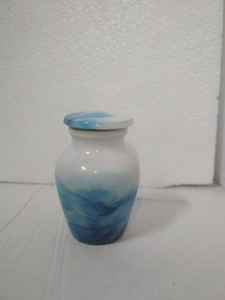 โกศโลหะทำมือแกะสลักอย่างสวยงามโกศ3ลูกบาศก์สำหรับเผาศพสำหรับขายเฉดสีที่ไม่ซ้ำกัน - Product Image 6