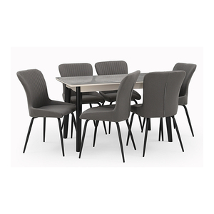 TIVOLI – ensemble de TABLE à manger en pierre frittée italienne 6S - Product Image 4