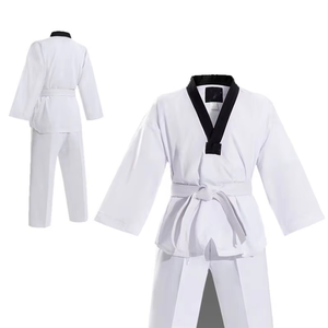 Uniforme traditionnel unisexe d'arts martiaux pour le karaté, le judo, le taekwondo, le jiu-jitsu et l'aïkido - Product Image 1