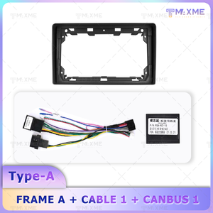 Installation facile 9 pouces pour 2007-2013 PEUGEOT <span class=keywords><strong>307</strong></span> <span class=keywords><strong>Android</strong></span> Carplay écran <span class=keywords><strong>autoradio</strong></span> cadre supports de montage câble Canbus voiture accessoire - Product Image 4
