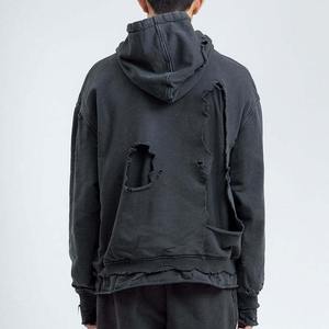 Sudaderas con capucha desgastadas Basics Algodón mezclado Precio al por mayor Calidad superior Sudaderas con capucha desgastadas para la venta - Product Image 3