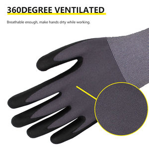 Gants de travail confortables durables protection forte adhérence robuste sécurité industrielle Flexible étanche soudage thermique - Product Image 2