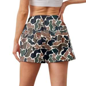 100% poliéster sublimación 4 pulgadas correr gimnasio deporte pantalones cortos para mujeres logotipo personalizado secado rápido entrenamiento atlético pantalones cortos de entrenamiento - Product Image 2