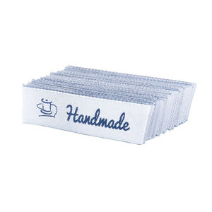 ป้ายผ้าซาตินสีแดงเข้มสำหรับเสื้อผ้าผ้าฝ้ายซักได้พิมพ์ลายป้ายผ้าซาตินสุดหรูปรับแต่งได้ตามต้องการ - Product Image 1