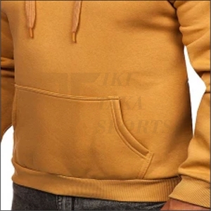 Qualité de luxe hommes pulls à capuche impression bouffante personnalisée Streetwear surdimensionné 100% coton poids lourd - Product Image 5