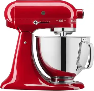 100% auténtico nuevo KSM180QHSD 100 Año Edición Limitada Queen of Hearts Stand Mixer, Passion Red con accesorios completos