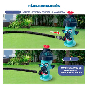 <b>Baseball</b> Bat and <b>Ball</b> Toy Water Sprinkler for Kids - Assorted Colors - Product Image 3