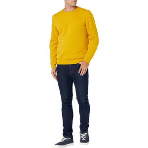 Sudadera básica de mezcla de algodón para hombre, sudadera lisa al por mayor a granel para imprimir - Product Image 2