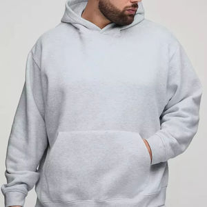 Sweat à capuche surdimensionné basique de haute qualité pour hommes, sweat à capuche respirant avec logo personnalisé pour l'hiver décontracté à capuche pour hommes - Product Image 1