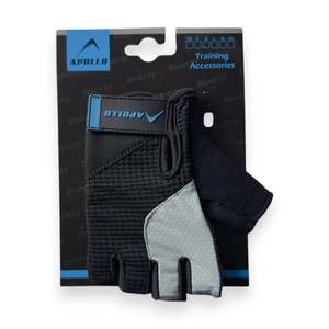Gants de musculation demi-doigts anti-UV pour fitness et musculation - Noir - Product Image 1