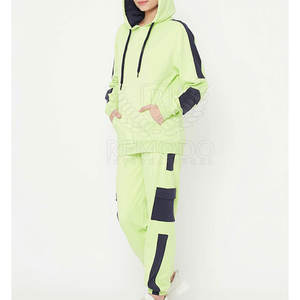 Costumes de jogging pour femmes Vente d'usine avec logo personnalisé Costumes de jogging en coton pour femmes en vente en ligne - Product Image 1