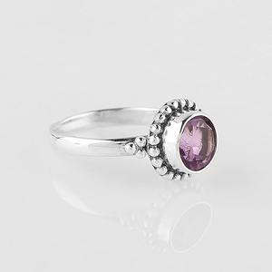 Anillo de Plata de Ley 925 Hecho a Mano con Ágata Natural de Color Azul, Chapado en Rodio, Joyería Estampada a Mano para Bodas y Fiestas - Product Image 2