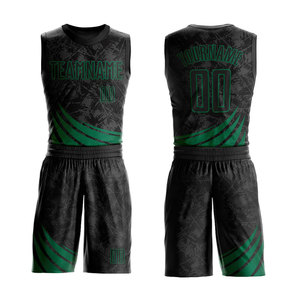 Uniformes d'équipe de basketball pour adultes, lavables, à séchage rapide, respirants, 100% polyester, pour impression par sublimation, avec options de tailles plus grandes - Product Image 1