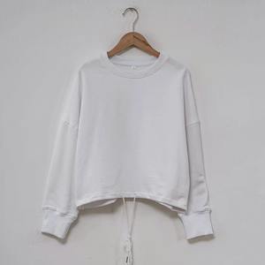 Nouveaux sweats élégants de haute qualité 100% coton Streetwear pour femme Design décontracté personnalisé en gros sweats à capuche tricotés - Product Image 4