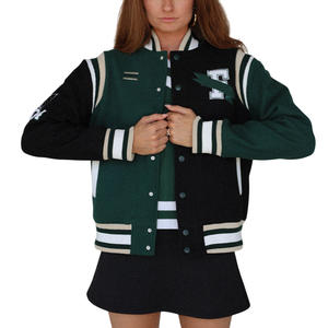 Chaqueta universitaria de moda con logotipo personalizado impresión bordado estilo universitario OEM fabricante de fábrica proveedor directo - Product Image 1