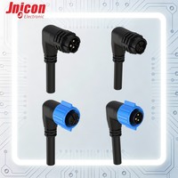 20A 300V 3-Poliger Wasserdichter Steckverbinder M19 Geformt mit Kabel Push-Lock für LED-Pflanzenbeleuchtung UL TUV