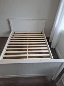 Cadre de lits en bois massif à bon prix Offre Spéciale Lit en bois Queen/King Size pour ensembles de meubles de chambre à coucher - Product Image 6