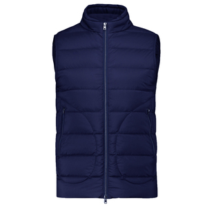 Parques de bombardiers légers personnalisés pour hommes veste en duvet de style personnalisé veste noire vêtements de travail gilet gilet gilet - Product Image 5