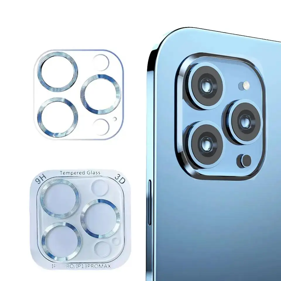 Schermo dell'obiettivo trasparente modello CD copertura di protezione della pellicola della fotocamera per IPhone 15Pro 15 plus Pro Max protezione dell'obiettivo in vetro temperato