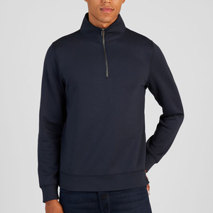 Stylish Pullover Windbreaker Men's Loose Design Quarter Zip Custom Logo Nylon 1/4 Zip Pullover - Product Image 3