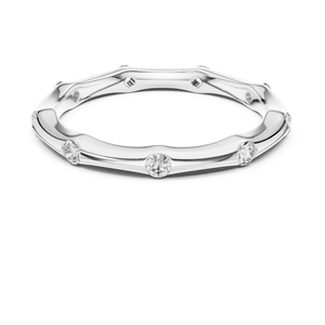 Anillo de Oro Rosa de 14K con Diamante Redondo Cultivado en Laboratorio para Mujer |   Joyas para Fiestas |   Diamante Cultivado Nuevo - Product Image 3