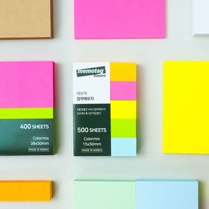 [Hansolmts] tùy chỉnh OEM colormix chỉ số dính ghi chú 3 loại mịn rách có thể ghi lại ghi chú tái sử dụng cho văn phòng - Product Image 3