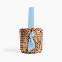Meilleure vente jacinthe d'eau avec fleur sac à main femmes mode OEM conceptions acceptable personnalisé de HNH artisanat fait à la main Vie