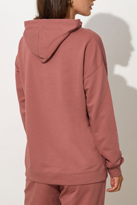 Sudadera con Capucha Extra Grande de Algodón 100% Pesado con Logotipo Personalizado al por Mayor para Mujer, Sudadera de Invierno y Otoño - Product Image 2