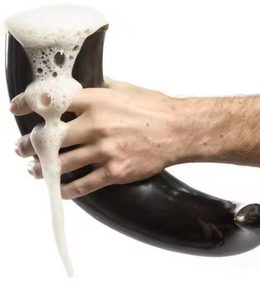 Jarra de Cerveza Artesanal Moderna de Cuerno de Búfalo Ecológica, Hecha a Mano, Suministro al por Mayor, Jarra de Cuerno de Alta Calidad para Cocina - Product Image 1