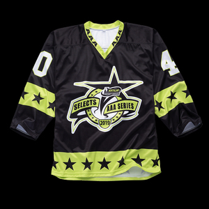 Maillot de hockey sur glace pour hommes pull en dentelle uniforme de hockey sur glace avec impression par sublimation de logo personnalisé de haute qualité - Product Image 5