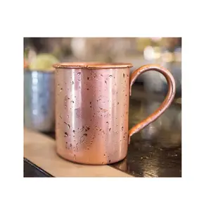 最优质的铜杯闪亮抛光饮料餐厅厨房铜杯茶和果汁铜杯